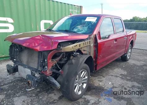 2018 Ford F-150 King Ranch z USA, uszkodzony, nr VIN 1FTEW1EG7JFC03336